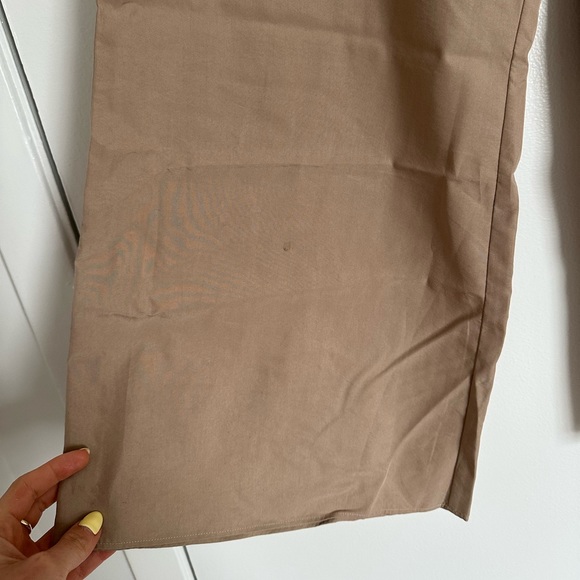 Eileen Fisher Trouser Pants in Tan/Taupe size Petite Medium - Picture 3 of 5